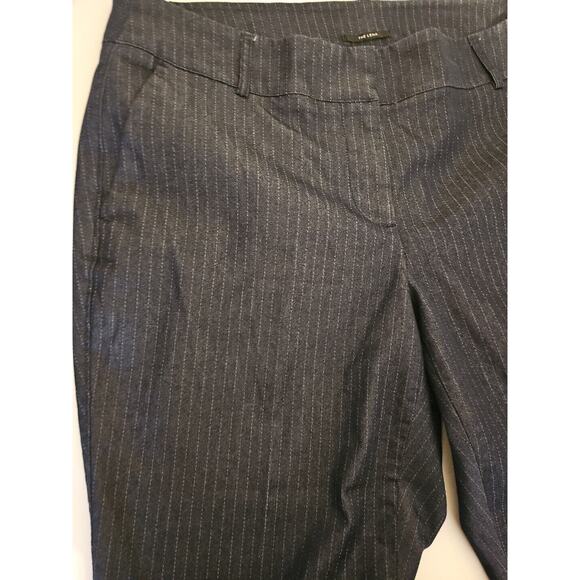 Lane Bryant The‎ Lena Ankle Striped Dress Pants Size 16 Navy Blue - Picture 6 of 11